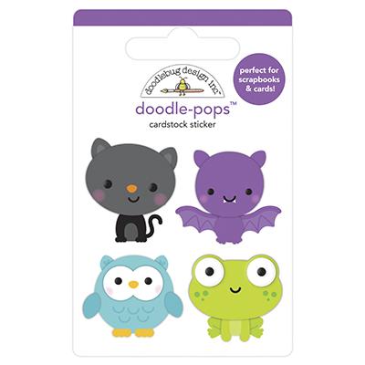 Doodlebug Ghost Town Sticker Doodle-Pops - Boo Crew